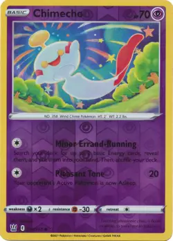 Chimecho 059/163 Reverse Holo Battle Styles Common Pokemon TCG NM - Image 1