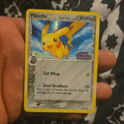 Pokemon Pikachu (Delta Species) 79/110 EX Holon Phantoms Reverse Holo 50 HP - Image 1