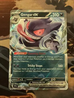 Gengar ex 104/162 - SV05: Temporal Forces Pokemon TCG NM - Image 1