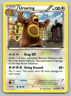 Pokemon TCG XY - BREAKthrough Ursaring 122/162 - Image 1