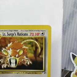 Lt. Surge's Raticate Gym Heroes Pokemon TCG 51/132 Unlimited Uncommon - Image 3