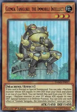 Gizmek Taniguku, the Immobile Intellect - DAMA-EN017 - Ultra Rare - 1st Edition - Image 1