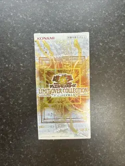 YuGiOh Limit Over Collection The Rivals JP Booster Box - Sealed - In Hand UK - Image 1