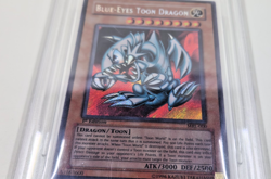 Blue-Eyes Toon Dragon MRL-000 1st Edition Secret Rare MNT 7 Yu-Gi-Oh! Graded - Image 4