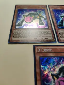 3x D Cubed DESO-EN007 1st Edition Secret Rare LP - Image 3