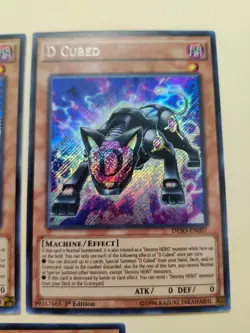 3x D Cubed DESO-EN007 1st Edition Secret Rare LP - Image 4