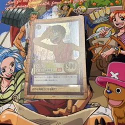 One Piece Hyper Battle Carddass C01 Luffy Future Pirate King No.PC438 - Image 2