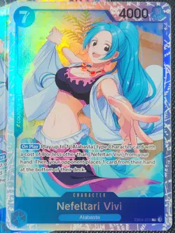 4x Nefeltari Vivi EB04-025 SR Playset One Piece The Azure Sea's Seven X4 OP14 - Image 2