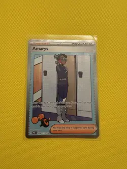 Amarys Prismatic Evolutions 170/131 Full Art Sir Pokemon TCG - Image 1
