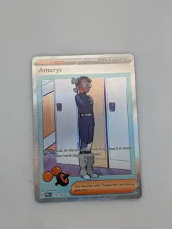 Pokemon TCG Prismatic Evolutions Amarys Card 170/131 Sir NM - Image 1