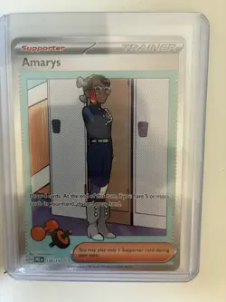 Pokemon TCG Prismatic Evolutions Amarys Card 170/131 Sir NM Condition - Image 1