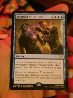 Magic the Gathering (mtg): STX: Tempted by the Oriq - Rare - Image 1