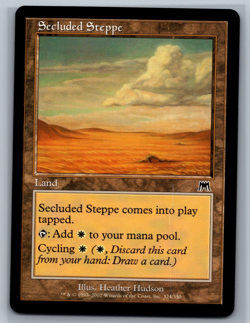Magic The Gathering Onslaught 4x Secluded Steppe #324/350 MTG TCG CCG Playset - Image 1