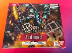 BANDAI Gundam Card Game Dual Impact Booster Box GD02 English Sealed - Image 1