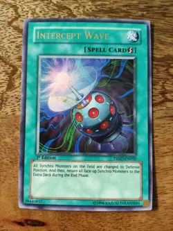 TSHD-EN050 Intercept Wave Ultimate Rare 1st Edition Mint Yugioh Card - Image 1
