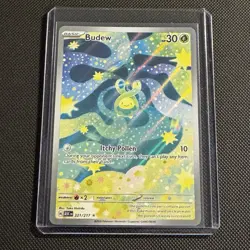 Budew 221/217 Ascended Heroes IR Illustration Rare Holo NM TCG Card Pokemon - Image 1