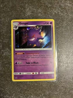 Pokemon Gengar Holo Rare TCG Card Crimson Invasion 38/111 LP - Image 2