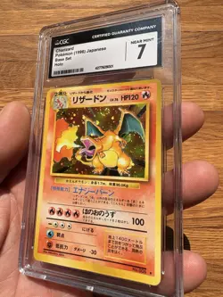1996 Charizard No.006 Base Set Holo Pokemon Card PSA 7 Rare, Japanese Edition - Image 2