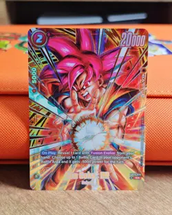 Son Goku : BR Fb09-010 Ultimate Battle V2 Dragonball Fusion World Card Game - Image 1