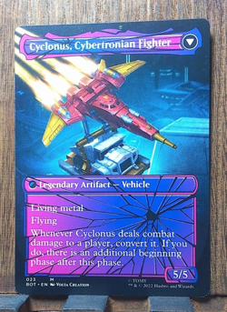 🎇MTG Cyclonus, the Saboteur - SHATTERED GLASS Transformers NEAR MINT 🎇 - Image 3