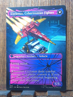 🎇MTG Cyclonus, the Saboteur - SHATTERED GLASS Transformers NEAR MINT 🎇 - Image 4