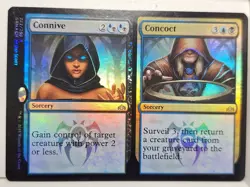 Connive / Concoct - FOIL - Guilds of Ravnica - Magic the Gathering MTG Nice! - Image 1