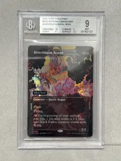 Magic The Gathering: BITTERBLOOM BEARER MINT BGS 9 SERIALIZED 383/500 - Image 1