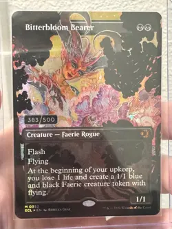 Magic The Gathering: BITTERBLOOM BEARER MINT BGS 9 SERIALIZED 383/500 - Image 3