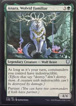 MTG Commander Legends Anara, Wolvid Familiar (Common) - Image 1