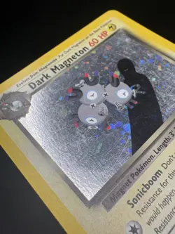 Pokemon Dark Magneton TCG Holo Rare Card 11/82 Unlimited Team Rocket LP+ - Image 4