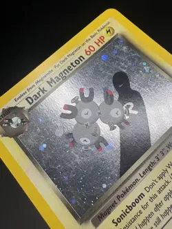 Pokemon Dark Magneton TCG Holo Rare Card 11/82 Unlimited Team Rocket LP+ - Image 5