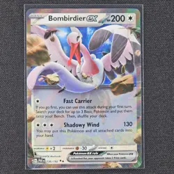Bombirdier ex - 156/182 - Double Rare - Paradox Rift - Pokemon Card - NM/M - Image 1
