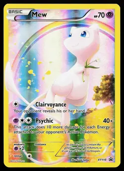 Mew XY110 Holo Full Art XY Promo Pokemon Card - Image 1
