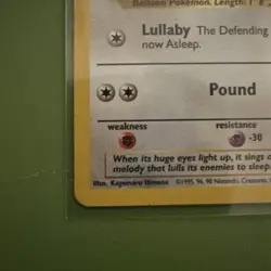 Pokemon TCG Jigglypuff Jungle 54/64 Regular 1st Edition Common - Image 2