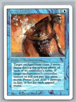 Magic The Gathering Revised Edition Power Leak MTG TCG CCG 3rd 3ED - Image 1