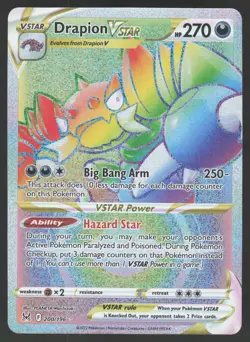 Drapion VSTAR 200/196 Secret Rare Pokemon TCG Lost Origin NM - Image 1