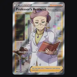 Professor's Research (Professor Magnolia) 201/202 Sword & Shield Pokemon TCG NM - Image 1
