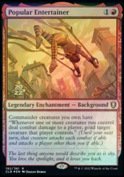 MTG Popular Entertainer [Commander Legends: Battle for Baldur's Gate Pr - Image 1