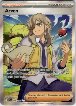 ARVEN 235/198 ULTRA RARE SCARLET & VIOLET POKEMON HOLO NM - Image 1