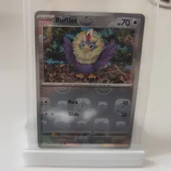 Rufflet - 077/086 Black Bolt (Pokemon) Master Ball Reverse Holo - Image 1