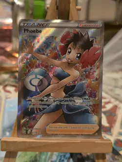 Pokemon Phoebe 161/163 Full Art Trainer Battle Styles - Image 1