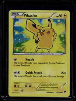 Pokemon TCG Pikachu 42/146 Movie Promo Holo NM - Image 1