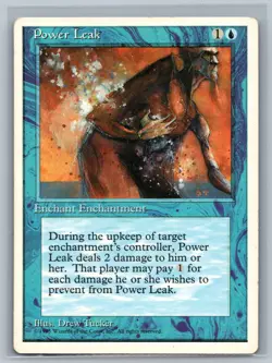 Magic The Gathering 4th Edition Power Leak MTG TCG CCG Fourth 4ED - Image 1