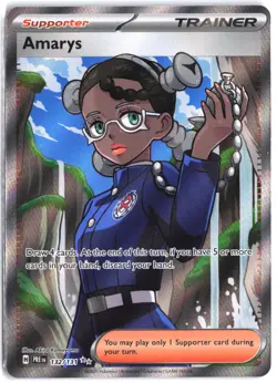 Amarys 132/131 Ultra Rare Prismatic Evolutions Pokemon - Image 1