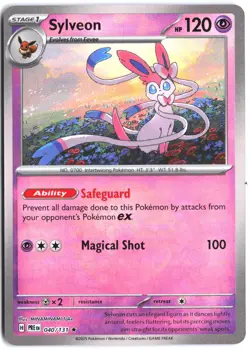 Sylveon (Poke Ball Pattern) 040/131 Holo Rare SV: Prismatic Evolutions Pokemon - Image 1
