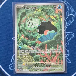 Clamperl 195/182 [Destined Rivals] NM Illustration Rare Pokemon - Image 1