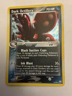 Dark Octillery 8/109 Holo Rare EX Team Rocket Returns Lightly Played Pokemon - Image 1