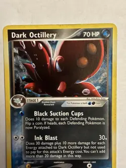 Dark Octillery 8/109 Holo Rare EX Team Rocket Returns Lightly Played Pokemon - Image 4