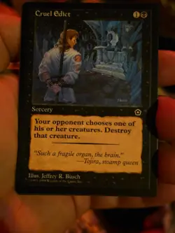 Cruel Edict Mtg Portal Second Age - Image 1