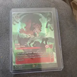 Scar Heartless Hunter Disney Lorcana Enchanted Promo Championship Card - Image 1